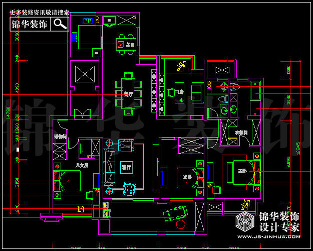 保利香檳國際A1戶型190平米 戶型
