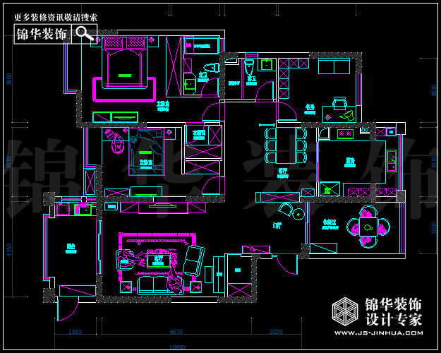 中海鳳凰熙岸C5戶型160平米 戶型